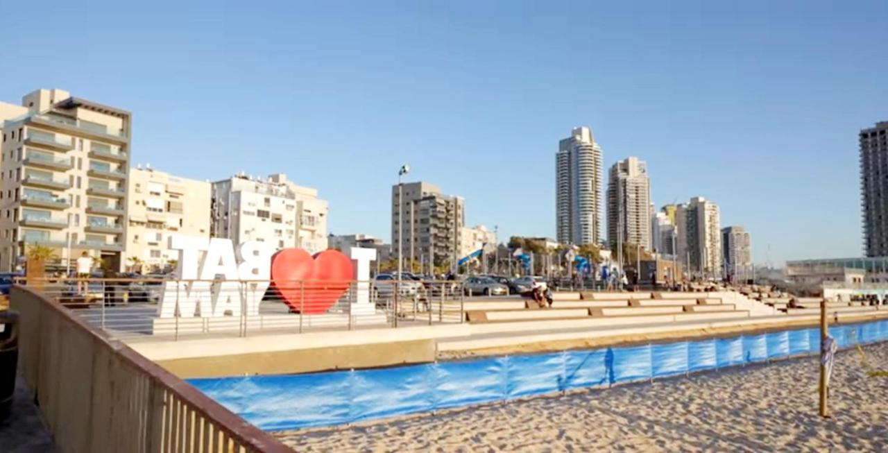 Beachfront Studio Apartment Bat Yam 412 Exteriér fotografie